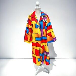 🌻Women's Vibrant Knee-Length Trench Coat Women's Size Large
